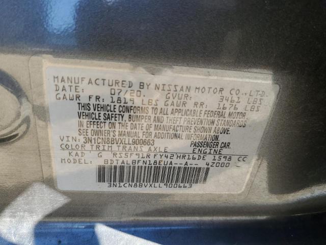 Photo 9 VIN: 3N1CN8BVXLL900663 - NISSAN VERSA S 