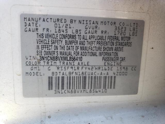 Photo 11 VIN: 3N1CN8BVXML856410 - NISSAN VERSA S 