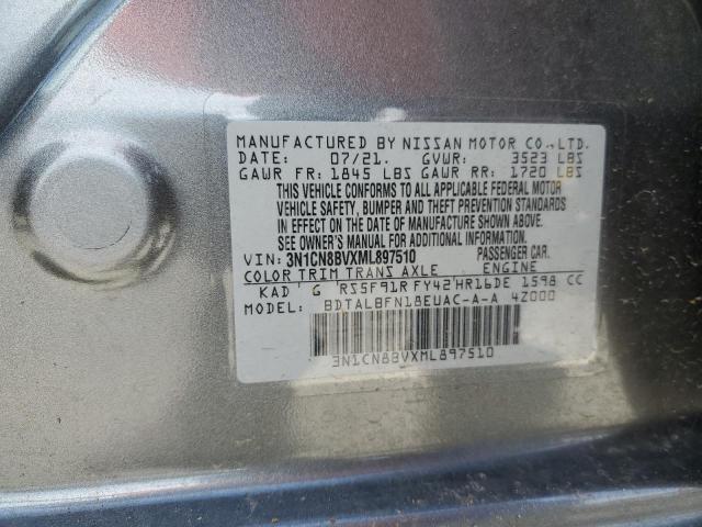 Photo 12 VIN: 3N1CN8BVXML897510 - NISSAN VERSA 