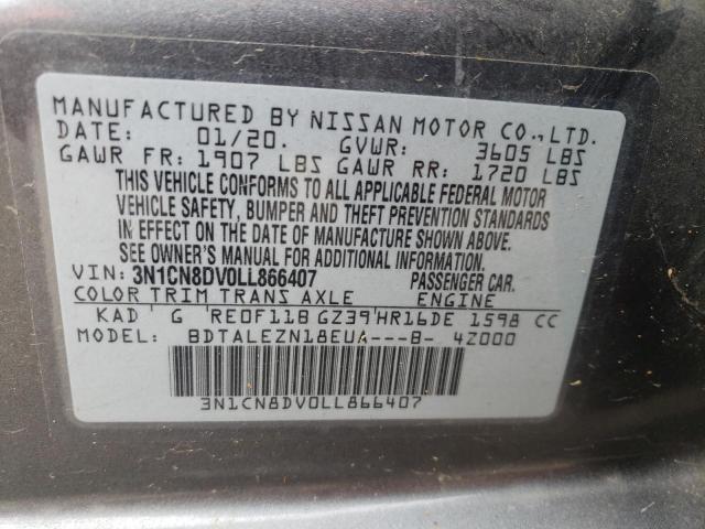 Photo 11 VIN: 3N1CN8DV0LL866407 - NISSAN VERSA 