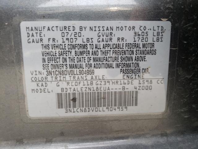 Photo 9 VIN: 3N1CN8DV0LL904959 - NISSAN VERSA S 