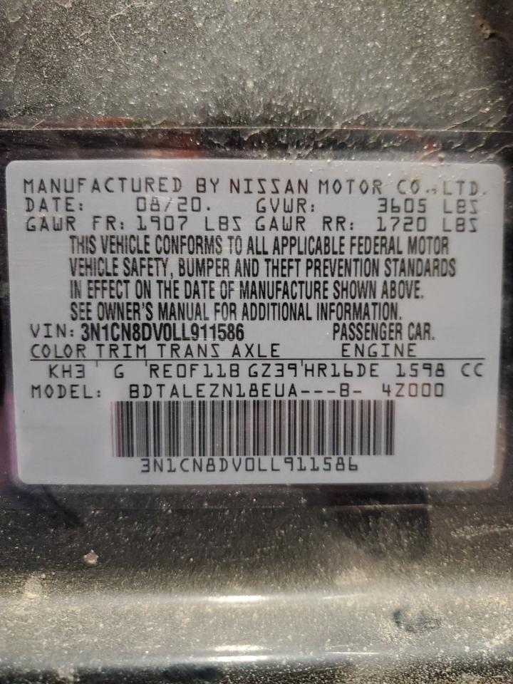 Photo 11 VIN: 3N1CN8DV0LL911586 - NISSAN VERSA 