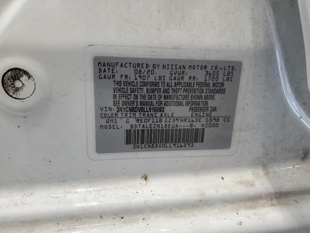 Photo 11 VIN: 3N1CN8DV0LL916593 - NISSAN VERSA S 