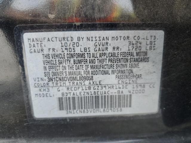 Photo 11 VIN: 3N1CN8DV0ML809058 - NISSAN VERSA 