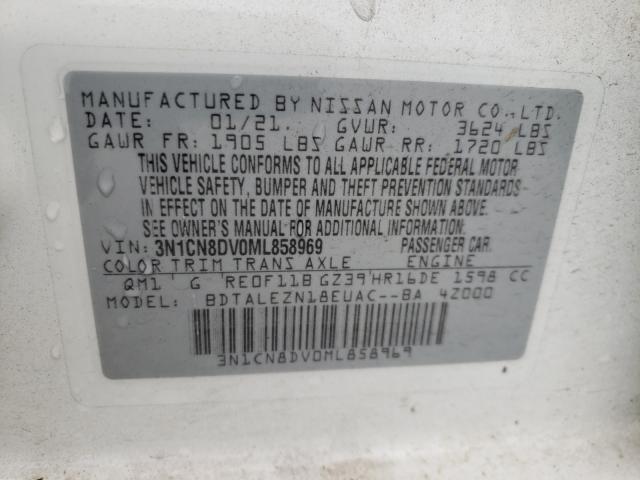 Photo 9 VIN: 3N1CN8DV0ML858969 - NISSAN VERSA 