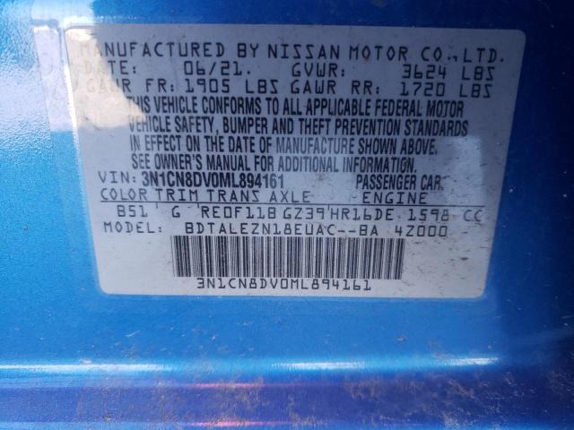 Photo 9 VIN: 3N1CN8DV0ML894161 - NISSAN VERSA S 