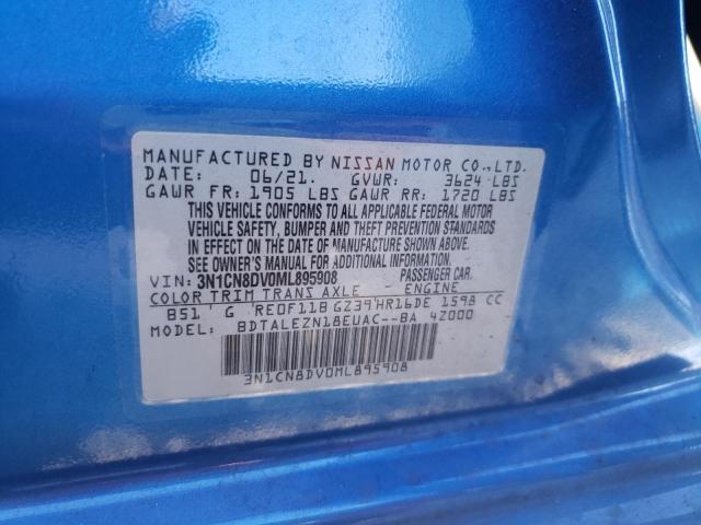 Photo 9 VIN: 3N1CN8DV0ML895908 - NISSAN VERSA S 