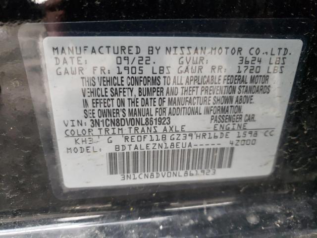 Photo 11 VIN: 3N1CN8DV0NL861923 - NISSAN VERSA S 