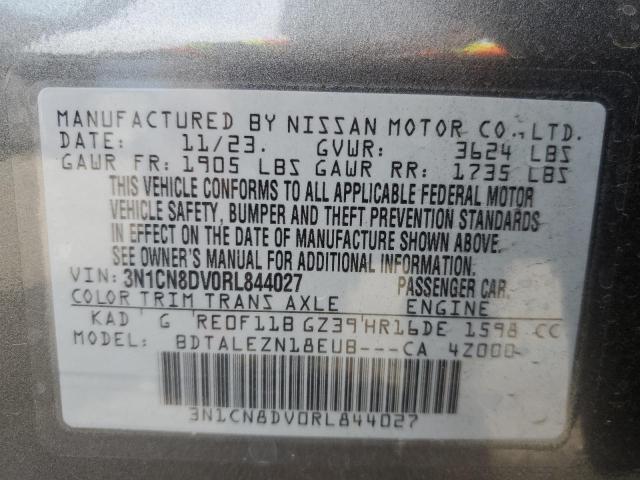 Photo 11 VIN: 3N1CN8DV0RL844027 - NISSAN VERSA 