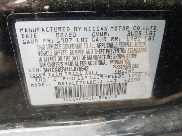 Photo 9 VIN: 3N1CN8DV1LL876542 - NISSAN VERSA 