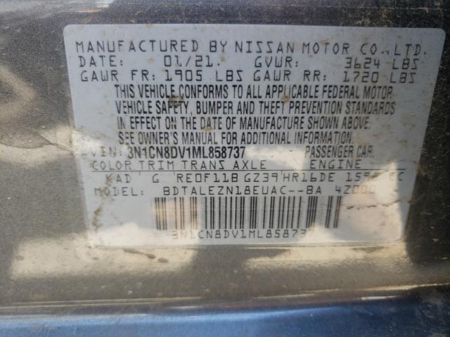 Photo 9 VIN: 3N1CN8DV1ML858737 - NISSAN VERSA S 