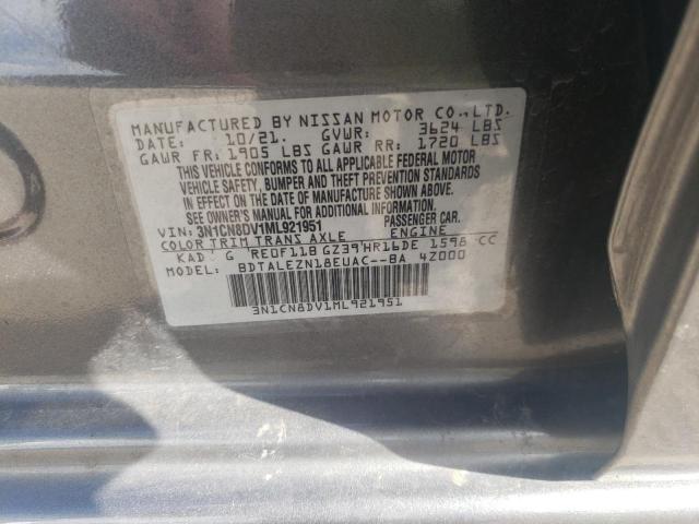 Photo 11 VIN: 3N1CN8DV1ML921951 - NISSAN VERSA S 