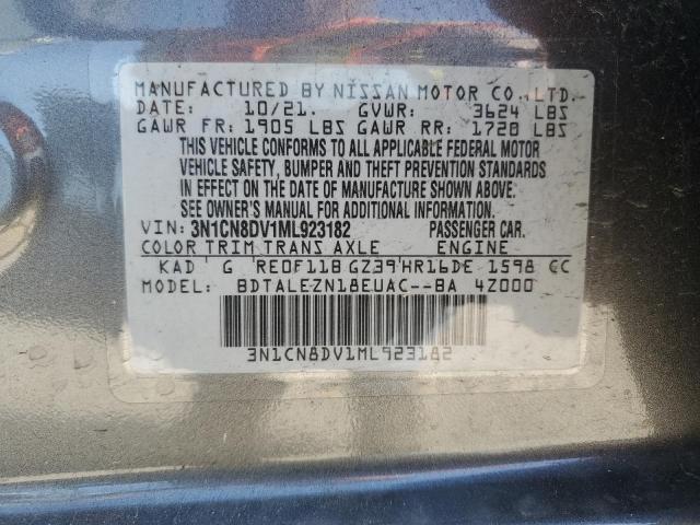 Photo 12 VIN: 3N1CN8DV1ML923182 - NISSAN VERSA S 