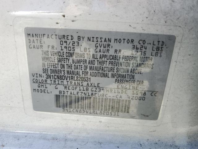 Photo 11 VIN: 3N1CN8DV1RL820531 - NISSAN VERSA 