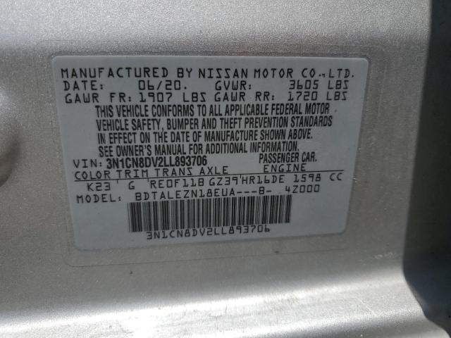 Photo 12 VIN: 3N1CN8DV2LL893706 - NISSAN VERSA 