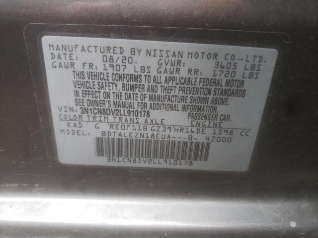 Photo 9 VIN: 3N1CN8DV2LL910178 - NISSAN VERSA S 