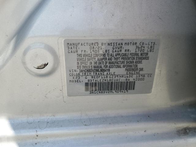 Photo 11 VIN: 3N1CN8DV2ML909419 - NISSAN VERSA S 