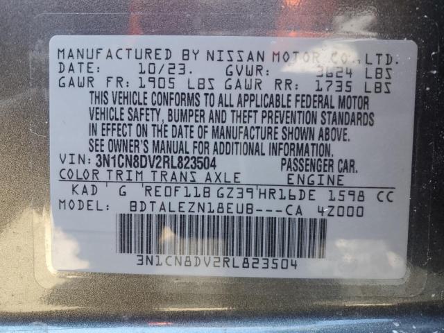 Photo 12 VIN: 3N1CN8DV2RL823504 - NISSAN VERSA 