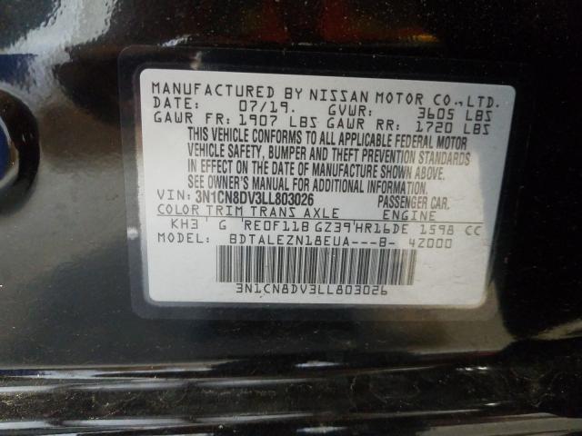 Photo 9 VIN: 3N1CN8DV3LL803026 - NISSAN VERSA S 