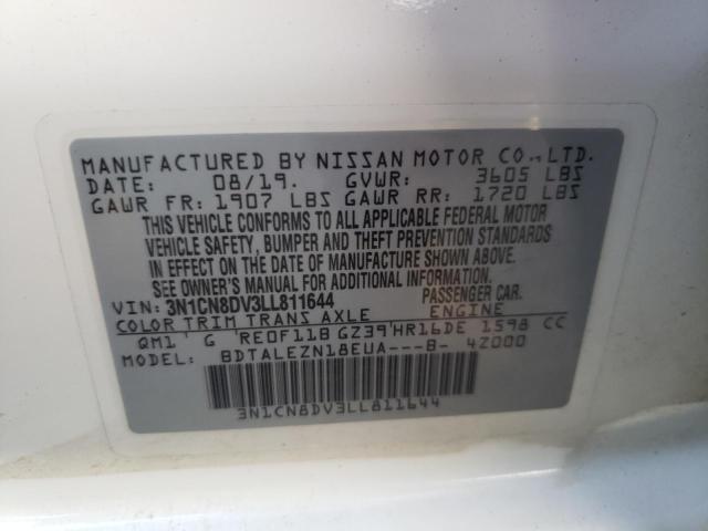 Photo 9 VIN: 3N1CN8DV3LL811644 - NISSAN VERSA S 