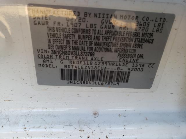 Photo 9 VIN: 3N1CN8DV3LL873769 - NISSAN VERSA S 