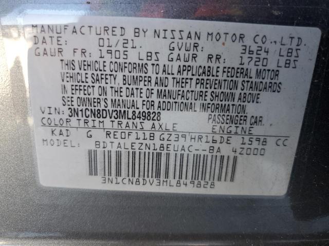 Photo 11 VIN: 3N1CN8DV3ML849828 - NISSAN VERSA S 