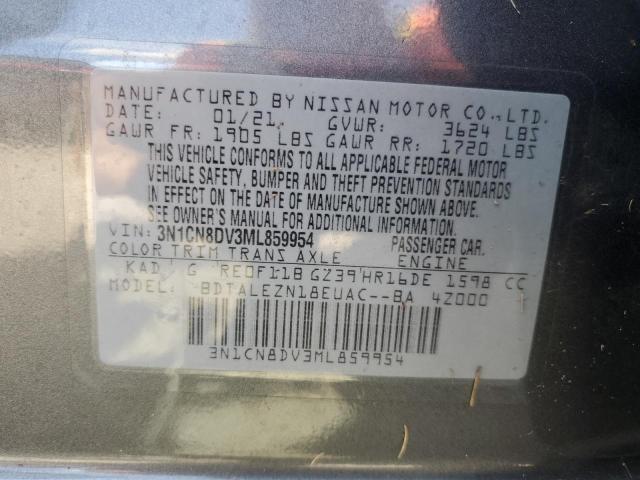 Photo 12 VIN: 3N1CN8DV3ML859954 - NISSAN VERSA S 