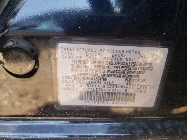 Photo 9 VIN: 3N1CN8DV4LL804766 - NISSAN VERSA S 