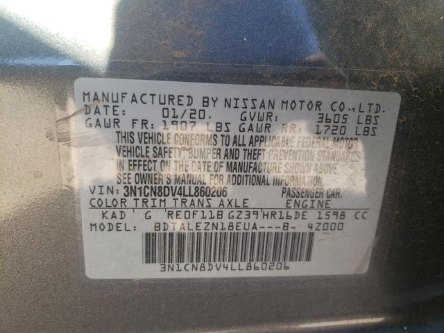 Photo 9 VIN: 3N1CN8DV4LL860206 - NISSAN VERSA S 