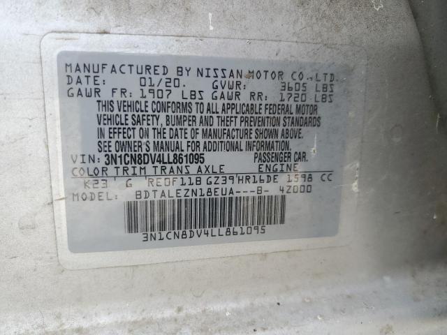 Photo 12 VIN: 3N1CN8DV4LL861095 - NISSAN VERSA S 