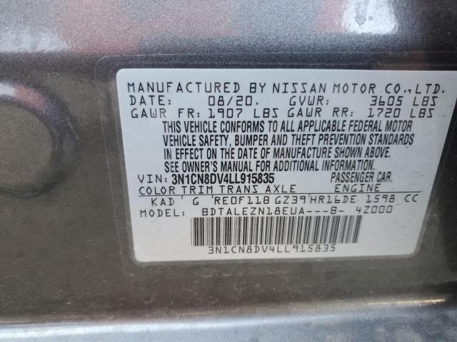 Photo 11 VIN: 3N1CN8DV4LL915835 - NISSAN VERSA S 