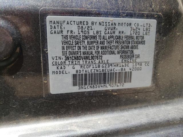 Photo 11 VIN: 3N1CN8DV4ML907672 - NISSAN VERSA 