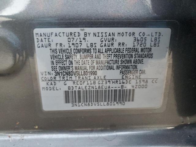 Photo 11 VIN: 3N1CN8DV5LL801990 - NISSAN VERSA 