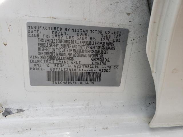 Photo 9 VIN: 3N1CN8DV5LL806638 - NISSAN VERSA S 