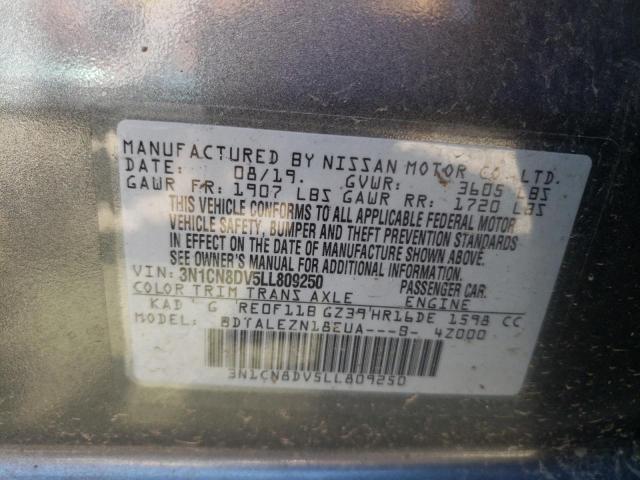 Photo 12 VIN: 3N1CN8DV5LL809250 - NISSAN VERSA S 