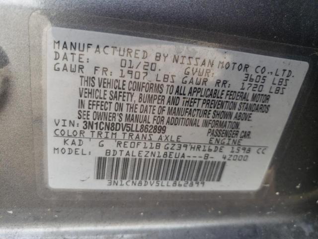 Photo 12 VIN: 3N1CN8DV5LL862899 - NISSAN VERSA 