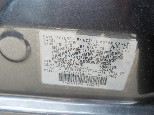 Photo 9 VIN: 3N1CN8DV5LL886278 - NISSAN VERSA S 