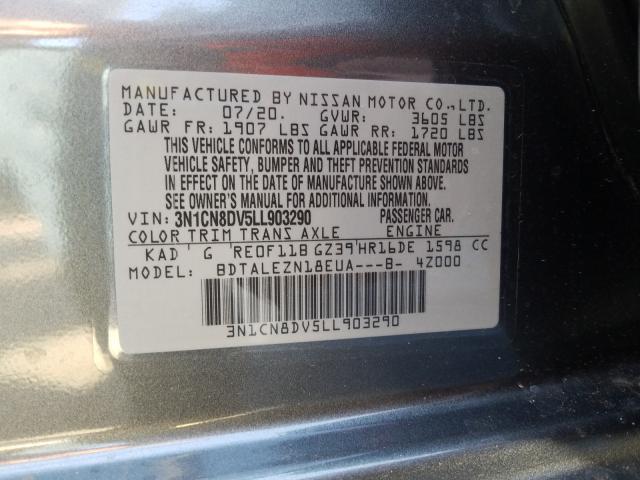 Photo 9 VIN: 3N1CN8DV5LL903290 - NISSAN VERSA 