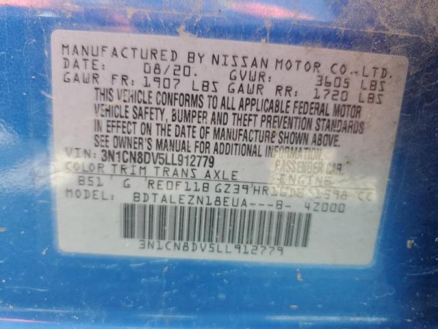 Photo 12 VIN: 3N1CN8DV5LL912779 - NISSAN VERSA S 