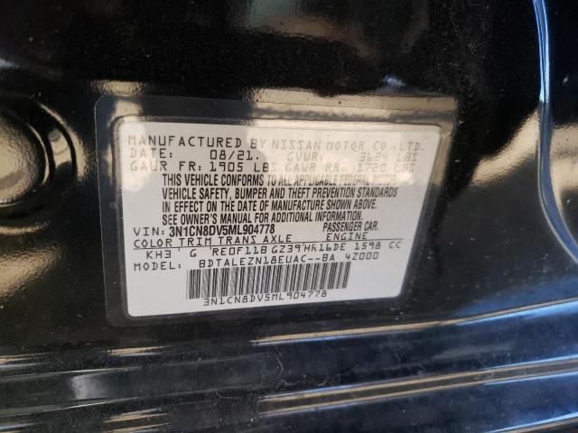 Photo 9 VIN: 3N1CN8DV5ML904778 - NISSAN VERSA S 