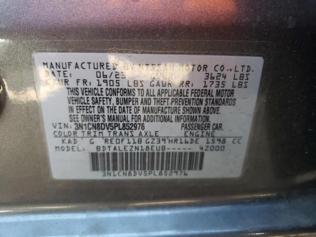 Photo 12 VIN: 3N1CN8DV5PL852976 - NISSAN VERSA S 