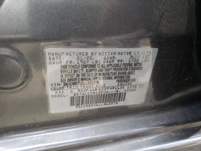 Photo 9 VIN: 3N1CN8DV6LL862278 - NISSAN VERSA 