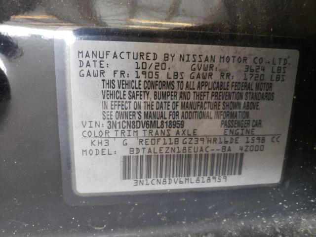 Photo 11 VIN: 3N1CN8DV6ML818959 - NISSAN VERSA S 