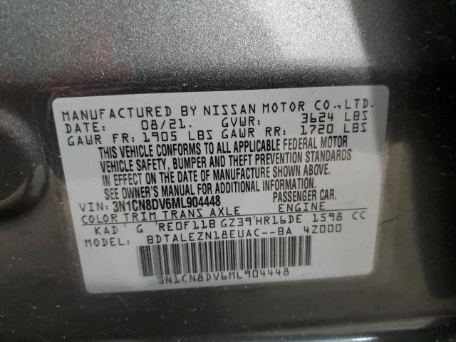 Photo 11 VIN: 3N1CN8DV6ML904448 - NISSAN VERSA S 