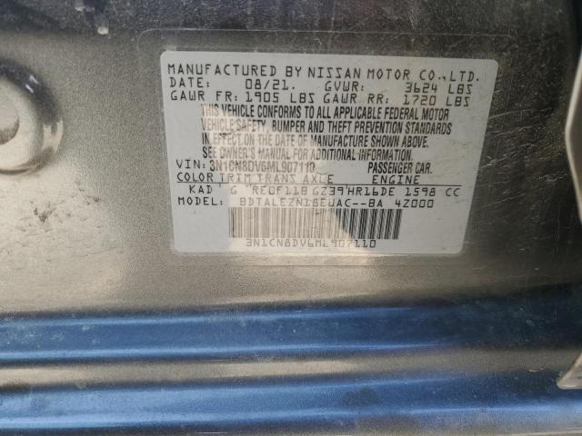 Photo 11 VIN: 3N1CN8DV6ML907110 - NISSAN VERSA 