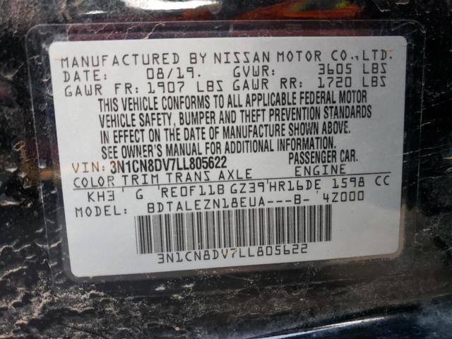 Photo 11 VIN: 3N1CN8DV7LL805622 - NISSAN VERSA S 