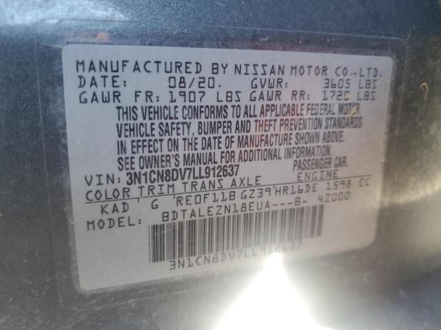 Photo 11 VIN: 3N1CN8DV7LL912637 - NISSAN VERSA S 