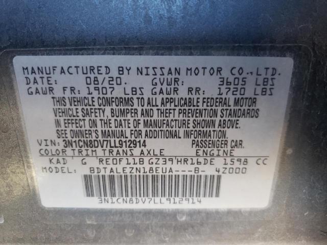 Photo 11 VIN: 3N1CN8DV7LL912914 - NISSAN VERSA S 