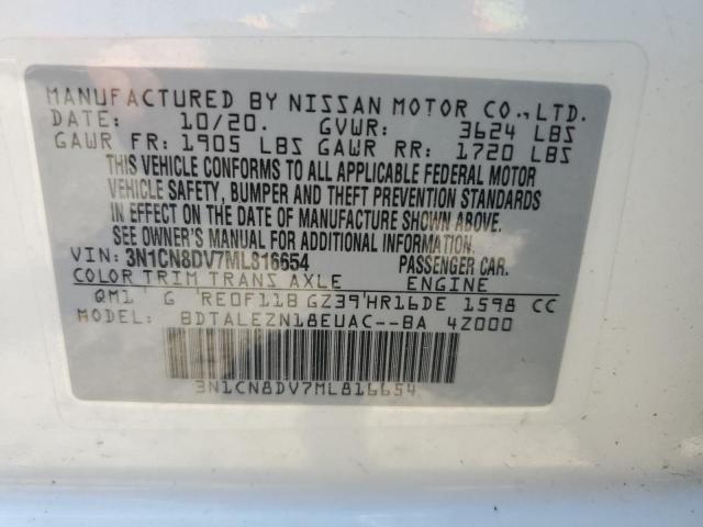 Photo 11 VIN: 3N1CN8DV7ML816654 - NISSAN VERSA S 