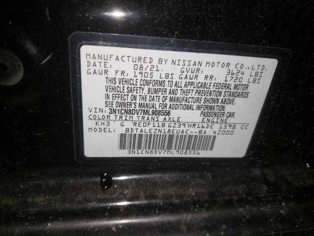 Photo 12 VIN: 3N1CN8DV7ML908556 - NISSAN VERSA S 